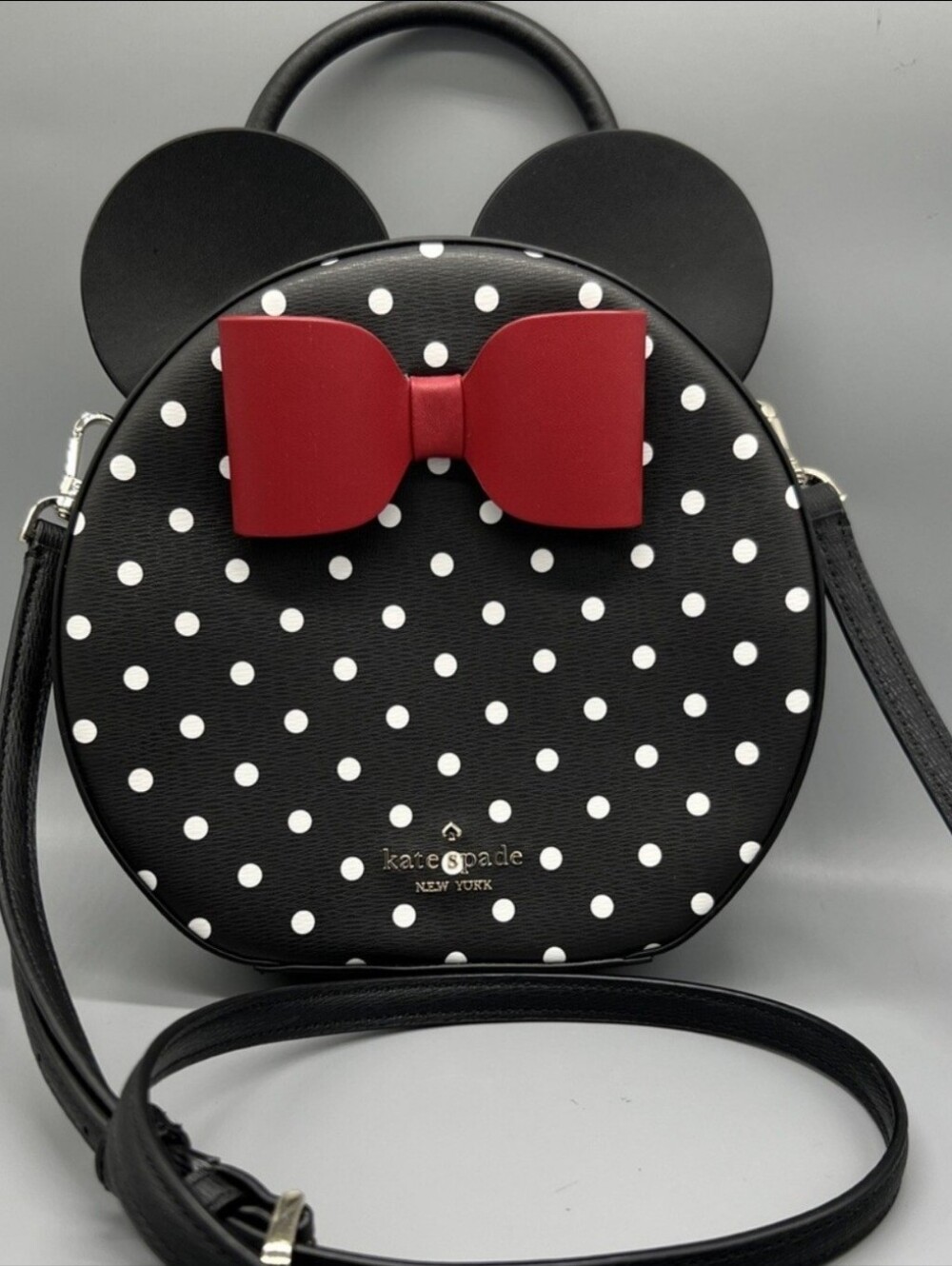 Kate Spade Disney X Minnie Mouse Polka Dot Crossbody Bag